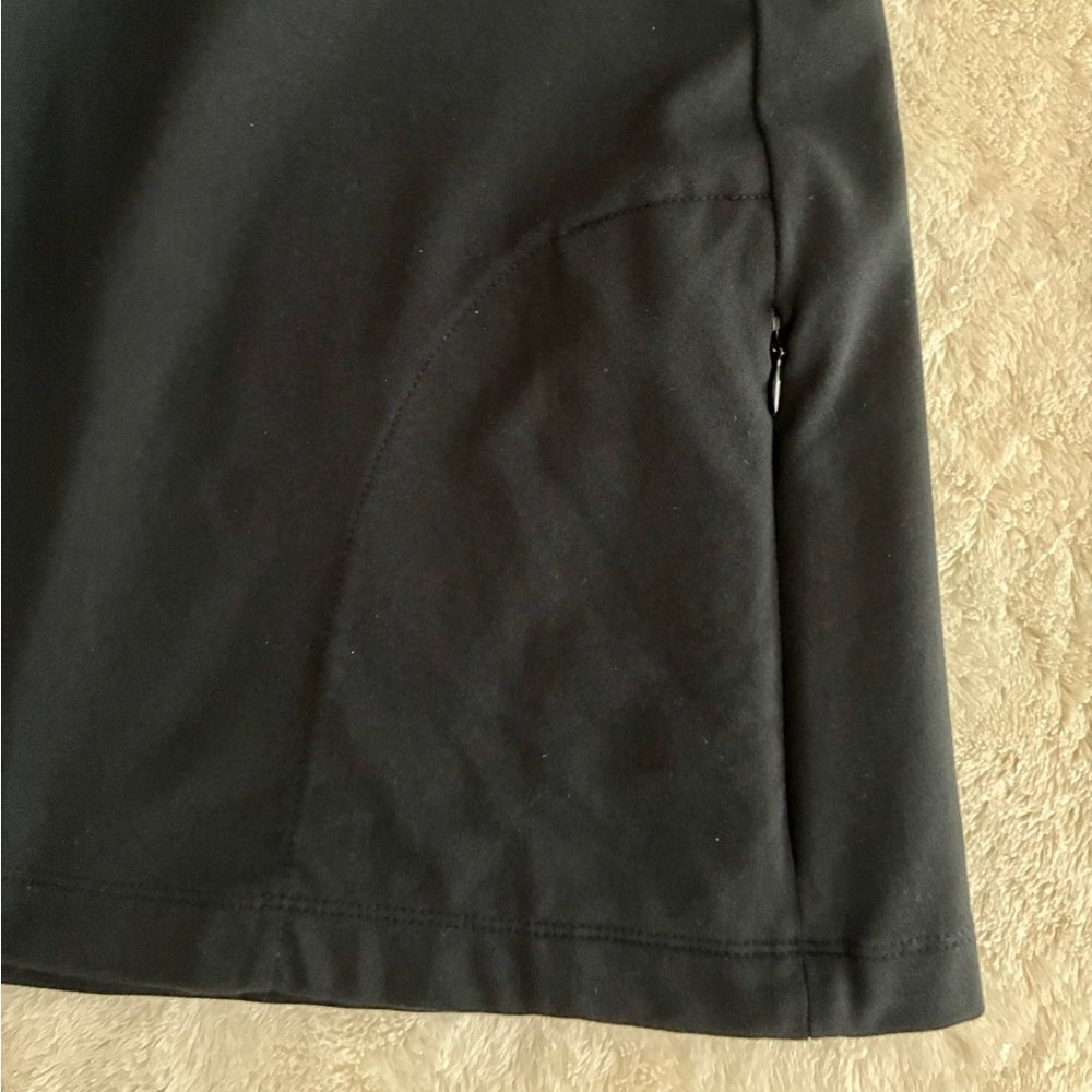 Athleta Skirt Women’s Small Tall Black Stretch A-Line Athleisure Activewear Golf - Picture 10 of 15